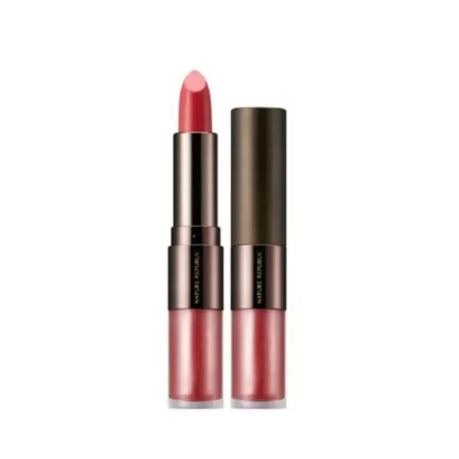 콜라겐 에이치디 듀얼 립스틱&글로스[4호 핑크]