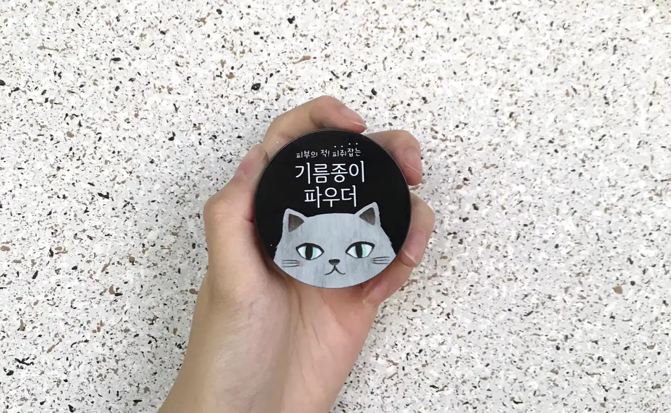 윙크걸 기름종이 파우더