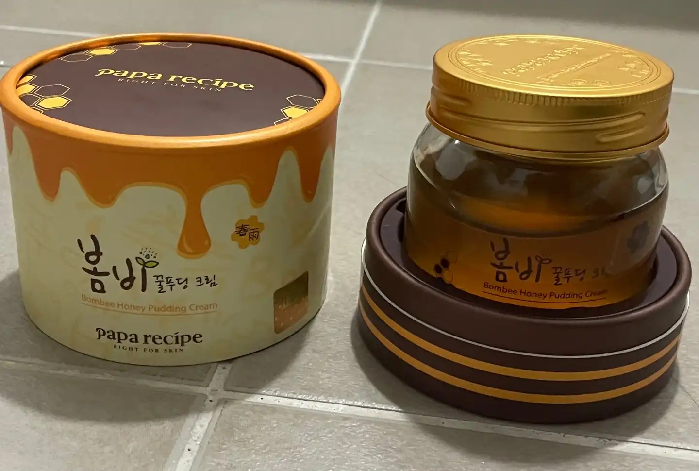 선택된 언니의파우치 리뷰 이미지 - [봄비 꿀푸딩 크림(대용량)]