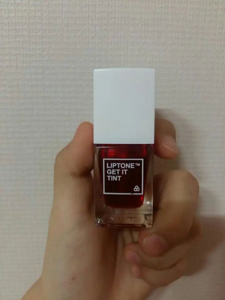 선택된 언니의파우치 리뷰 이미지 - [립톤 겟 잇 틴트 [04호 레드핫]]