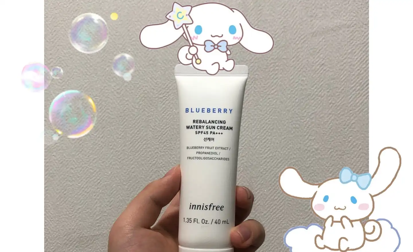 블루베리 리밸런싱 워터리 선크림