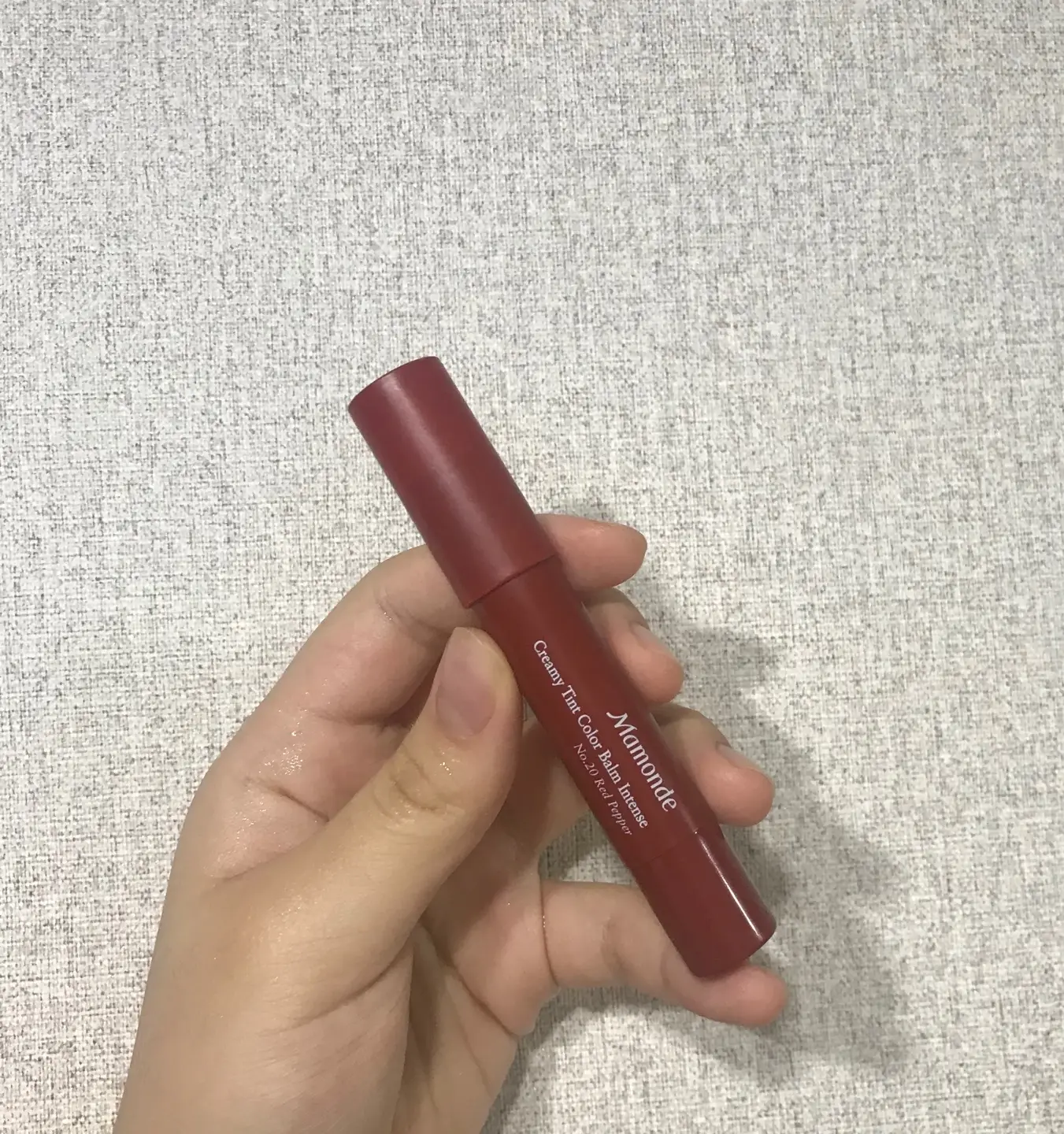 선택된 언니의파우치 리뷰 이미지 - [크리미 틴트 컬러 밤 인텐스 [20호 레드페퍼]]
