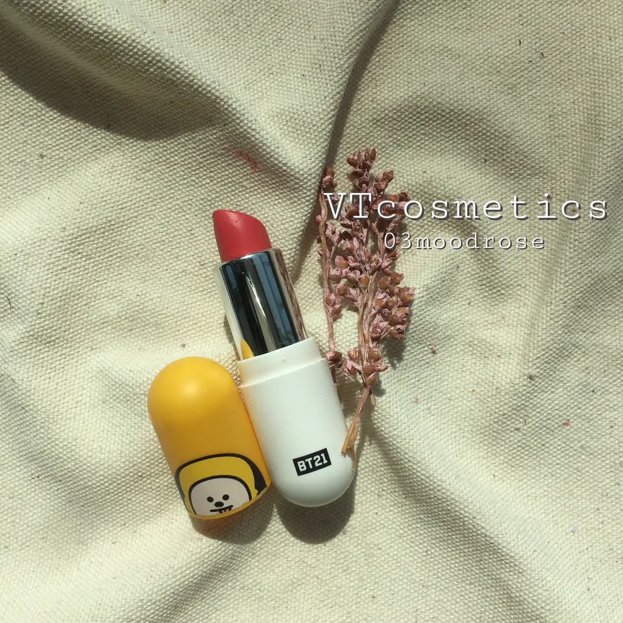 선택된 언니의파우치 리뷰 이미지 - [BT21 리피스틱 [03 무드로즈]]