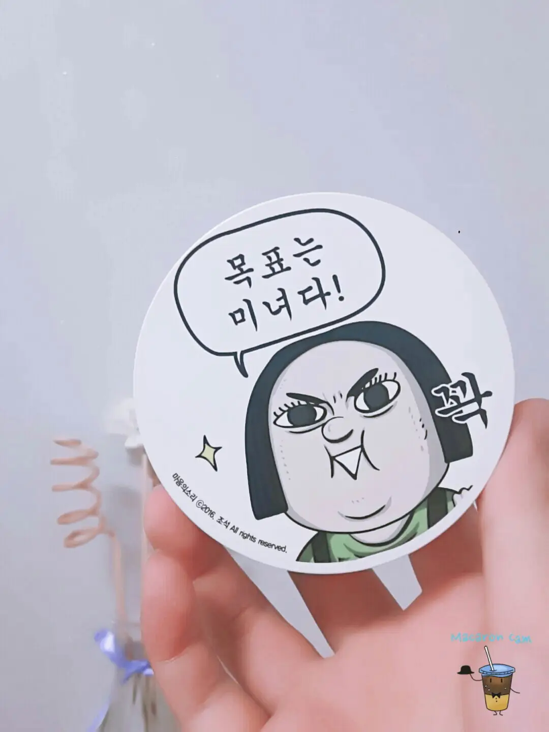 선택된 언니의파우치 리뷰 이미지 - [마음의 소리 애봉이 메쉬 블러 쿠션]