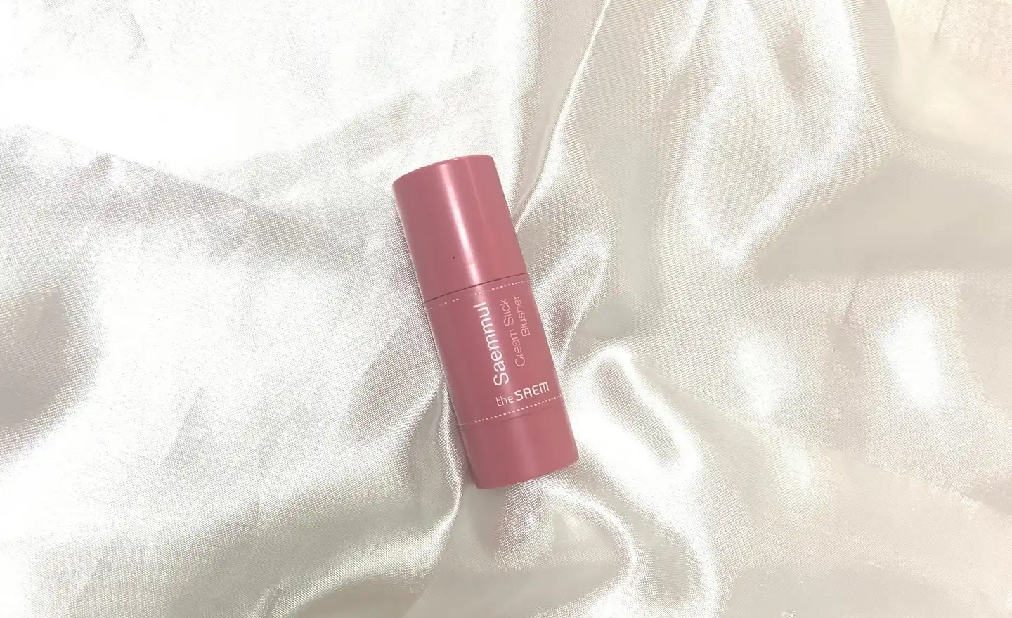 언니의파우치 리뷰 이미지 - [샘물 크림 스틱 블러셔 [PK02 로즈 파이어]]