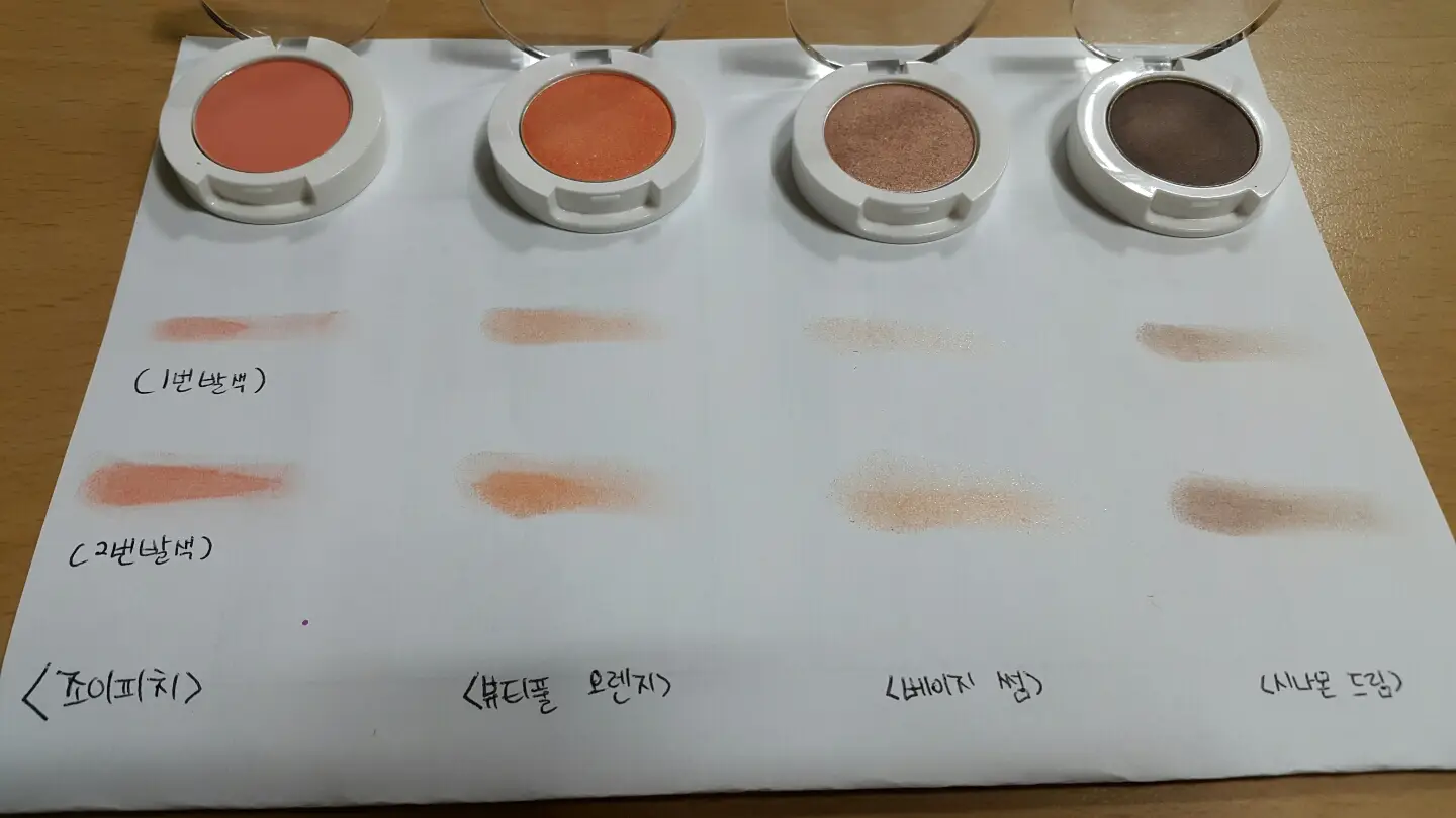 선택된 언니의파우치 리뷰 이미지 - [싱글섀도우쉬머 OR01뷰티풀오렌지]
