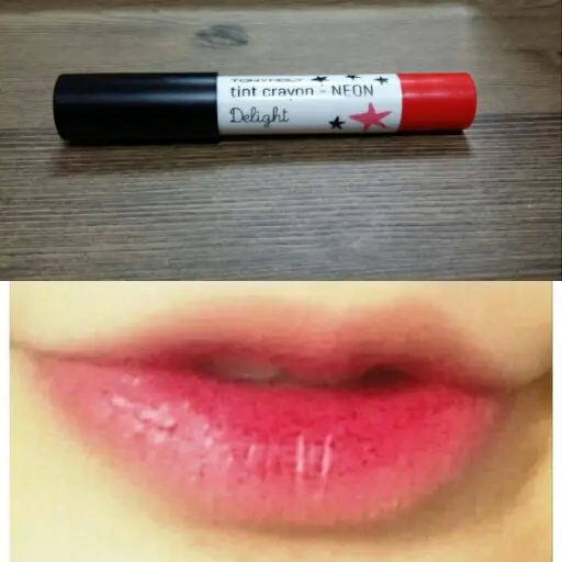 선택된 언니의파우치 리뷰 이미지 - [딜라이트 틴트 크레용 네온 네온레드]