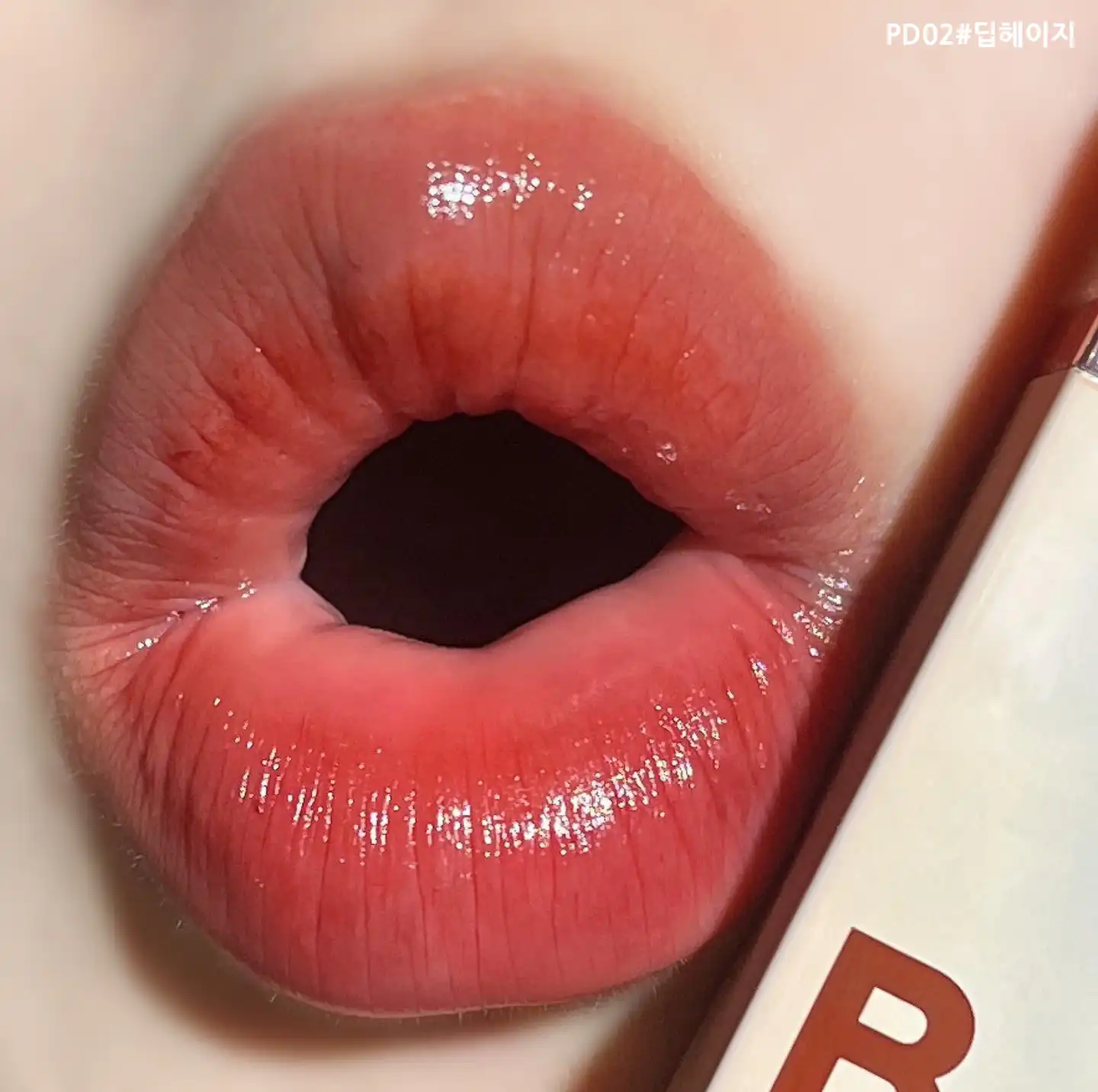 언니의파우치 리뷰 이미지 3 - [글로우 베일 틴트 [RD02 딥 헤이지]]