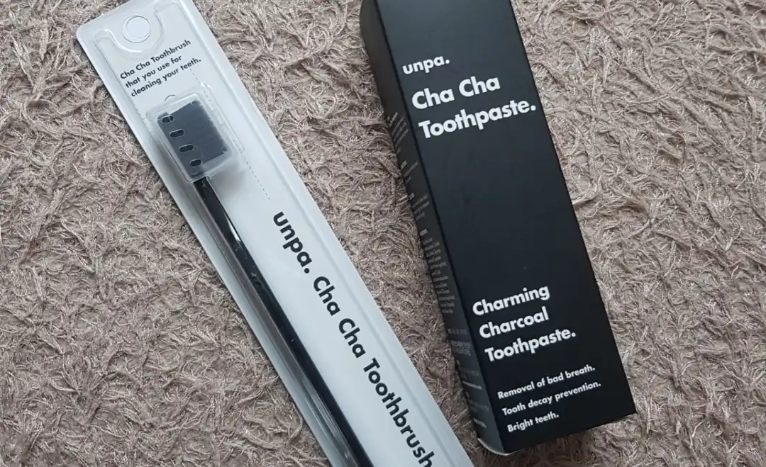 언파 차차 치약 블랙 