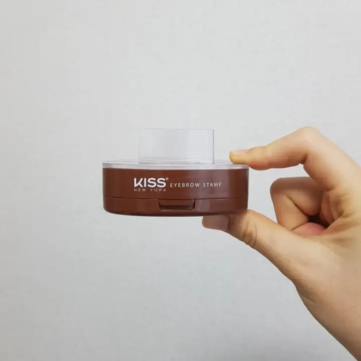 선택된 언니의파우치 리뷰 이미지 - [아이브로우 스탬프 다크브라운 [01 일자형]]