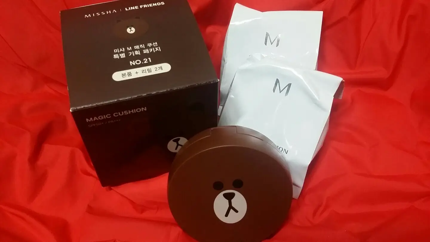 선택된 언니의파우치 리뷰 이미지 - [매직 쿠션 (라인프렌즈 에디션 특별기획 패키지)]
