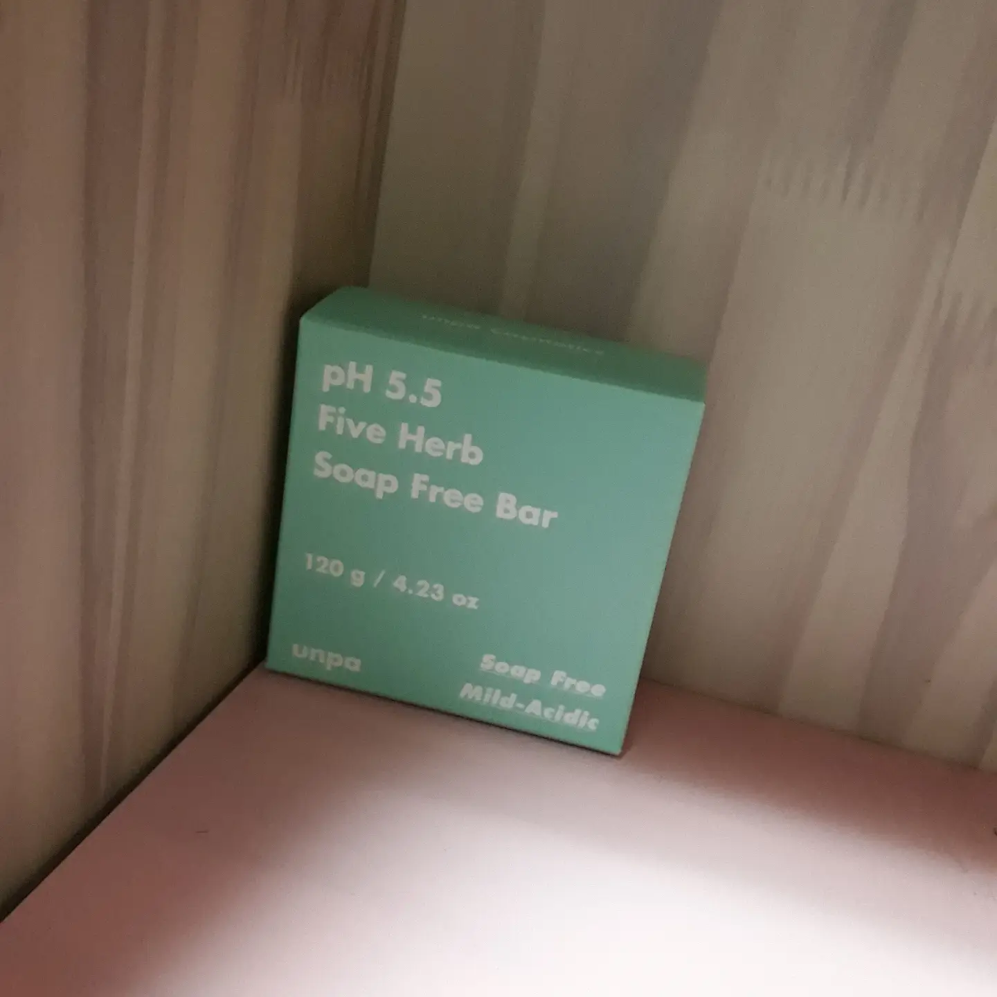 선택된 언니의파우치 리뷰 이미지 - [언파 pH 5.5 파이브 허브 솝 프리 바]