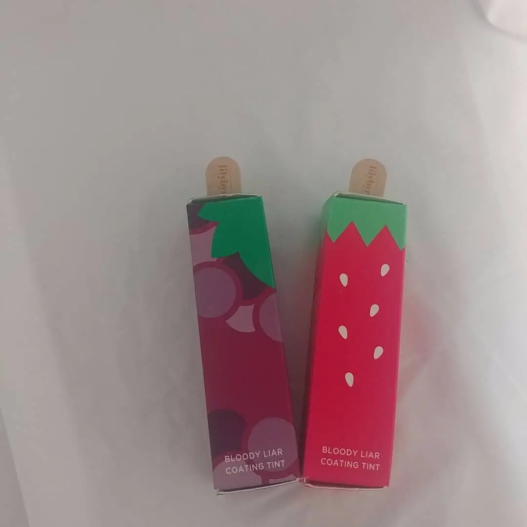 선택된 언니의파우치 리뷰 이미지 - [앙큼 라이어 코팅 틴트 아이스크림 에디션 [포도바먹은척]]