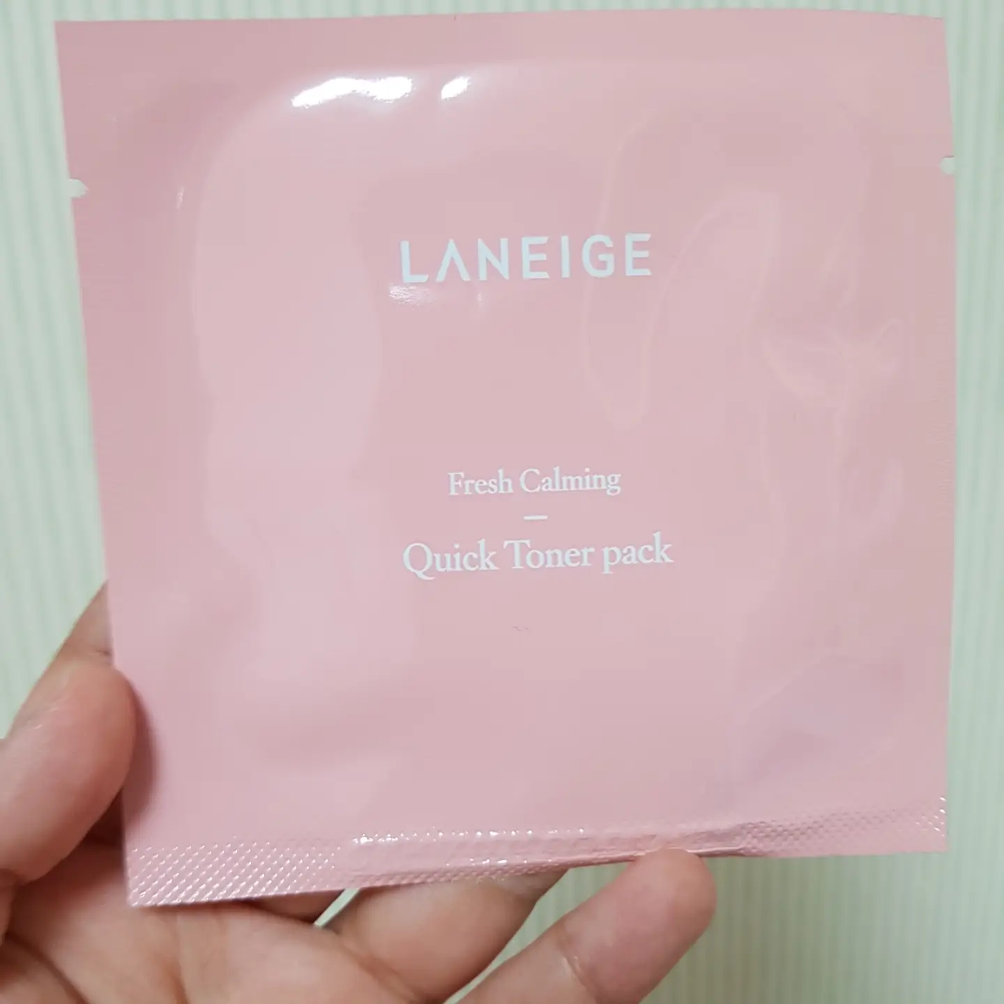 선택된 언니의파우치 리뷰 이미지 - [프레시 카밍 퀵 토너팩]