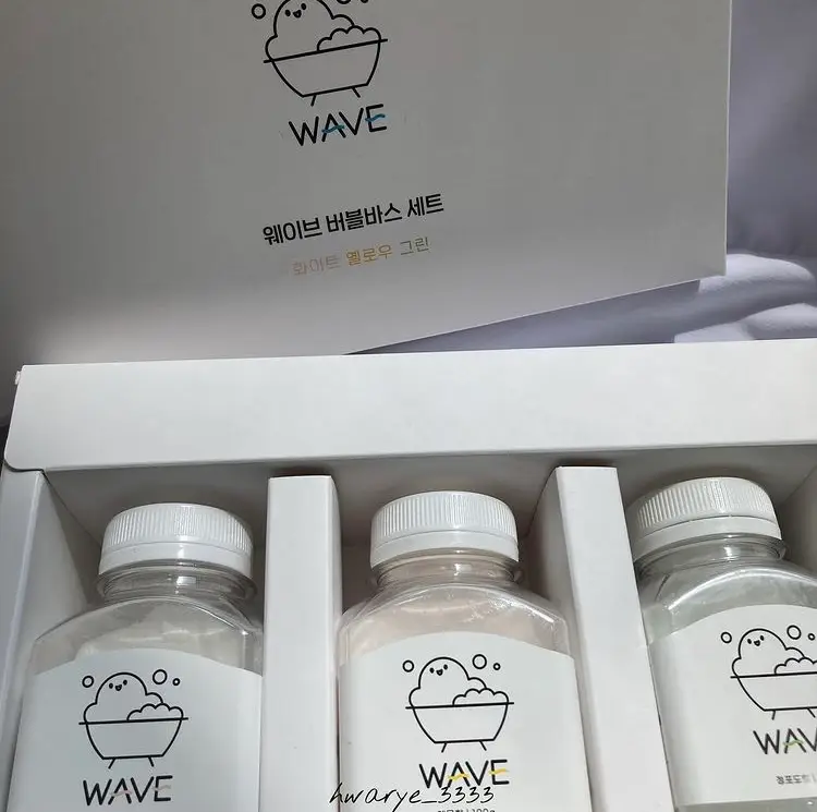 선택된 언니의파우치 리뷰 이미지 - [버블바스 화이트]