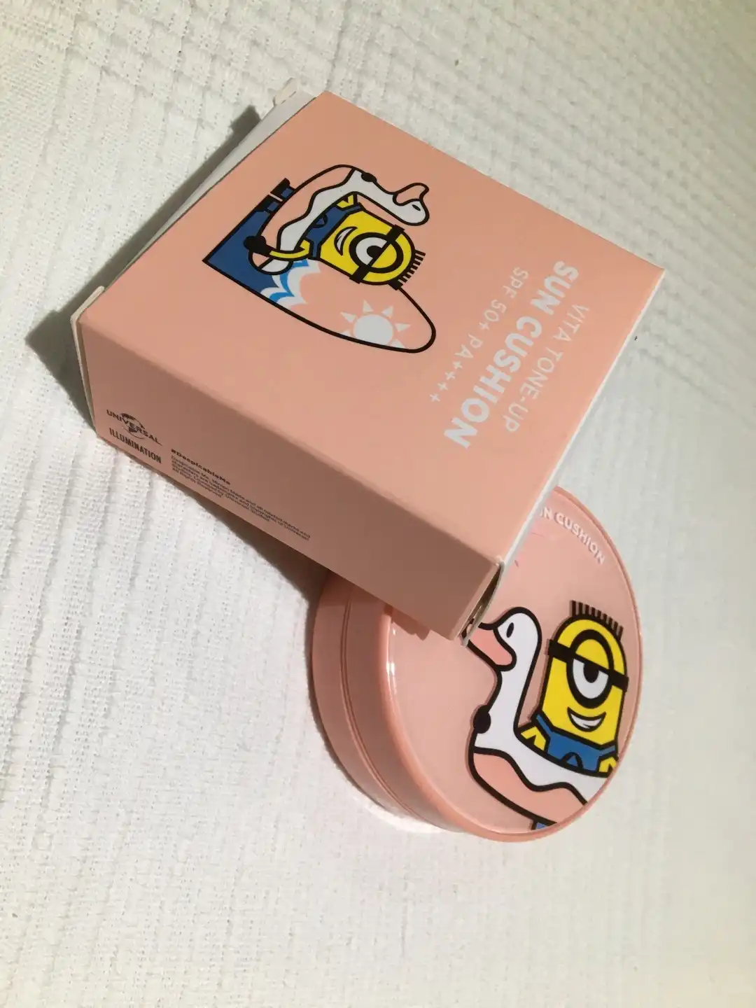 미니언즈 비타 톤업 선쿠션