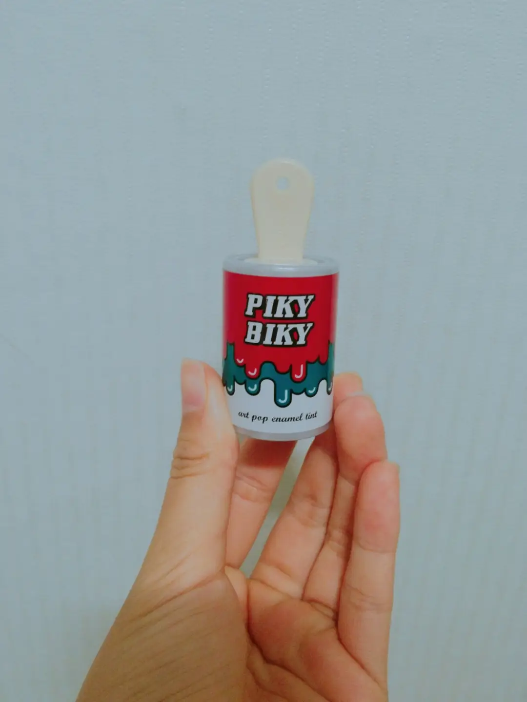 선택된 언니의파우치 리뷰 이미지 - [피키비키 아트팝 에나멜 틴트 [04 소장각]]