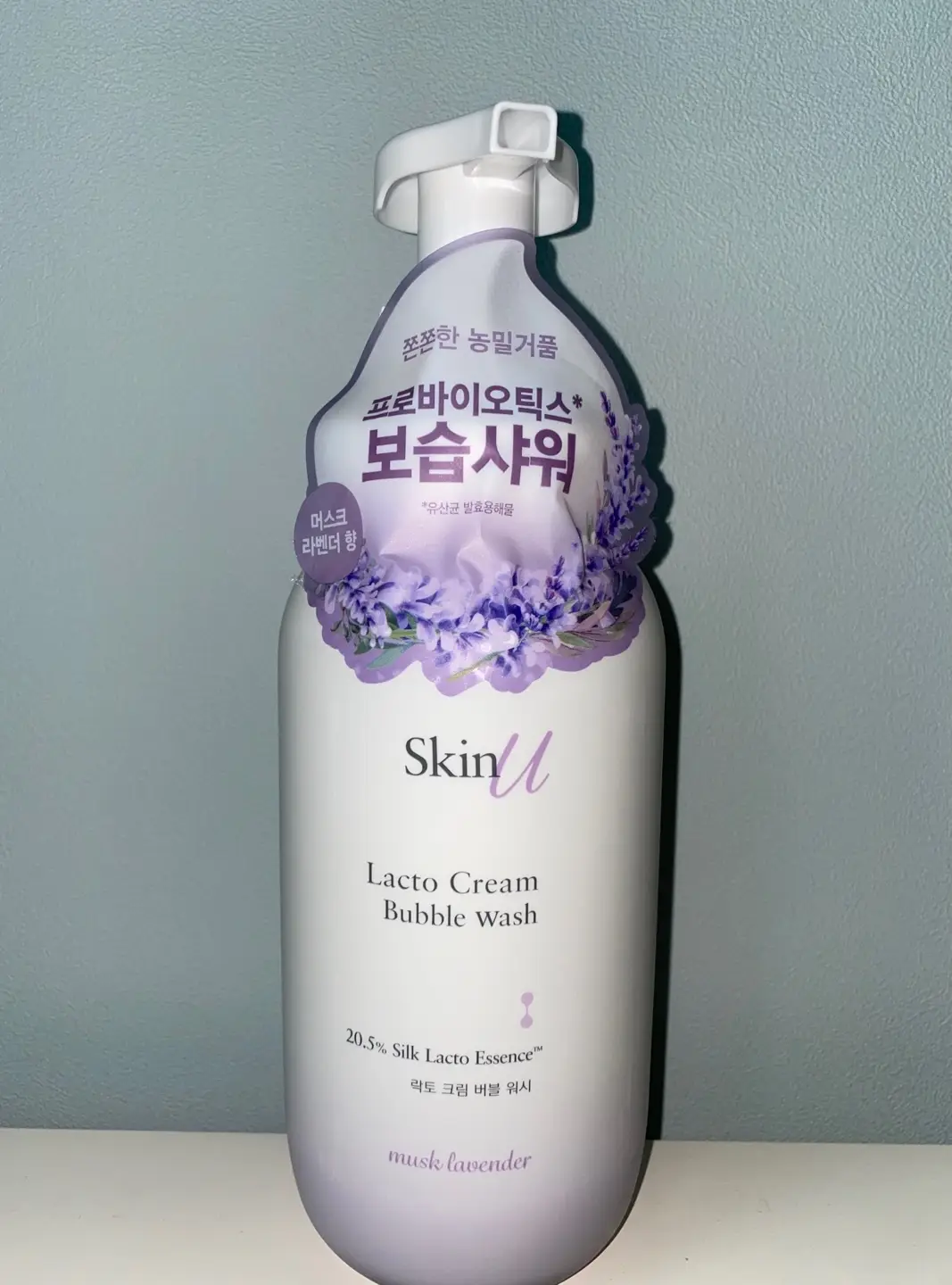 선택된 언니의파우치 리뷰 이미지 - [락토 크림 버블 워시 라벤더]