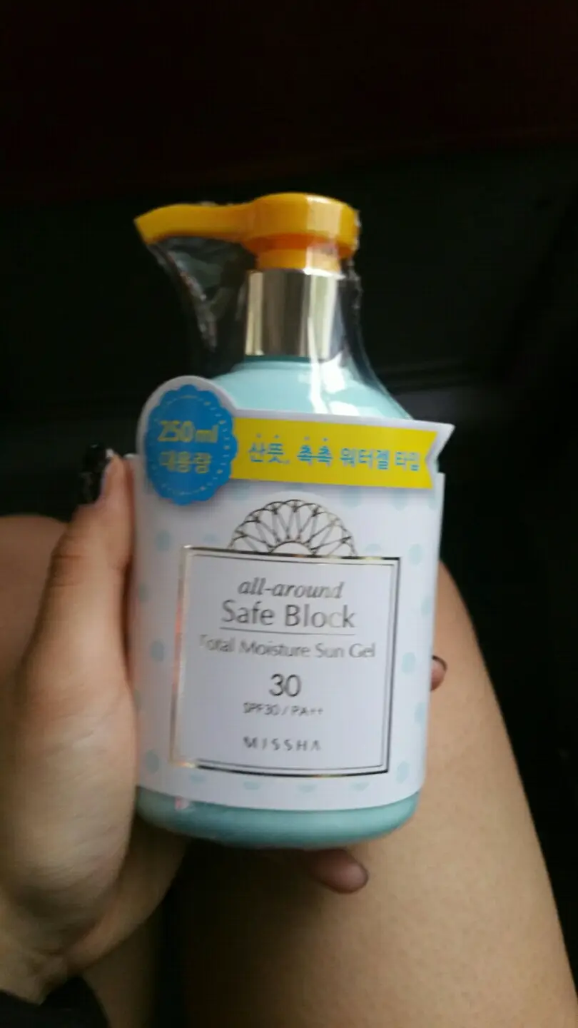 선택된 언니의파우치 리뷰 이미지 - [올 어라운드 세이프 블록 토탈 모이스춰 선 젤]