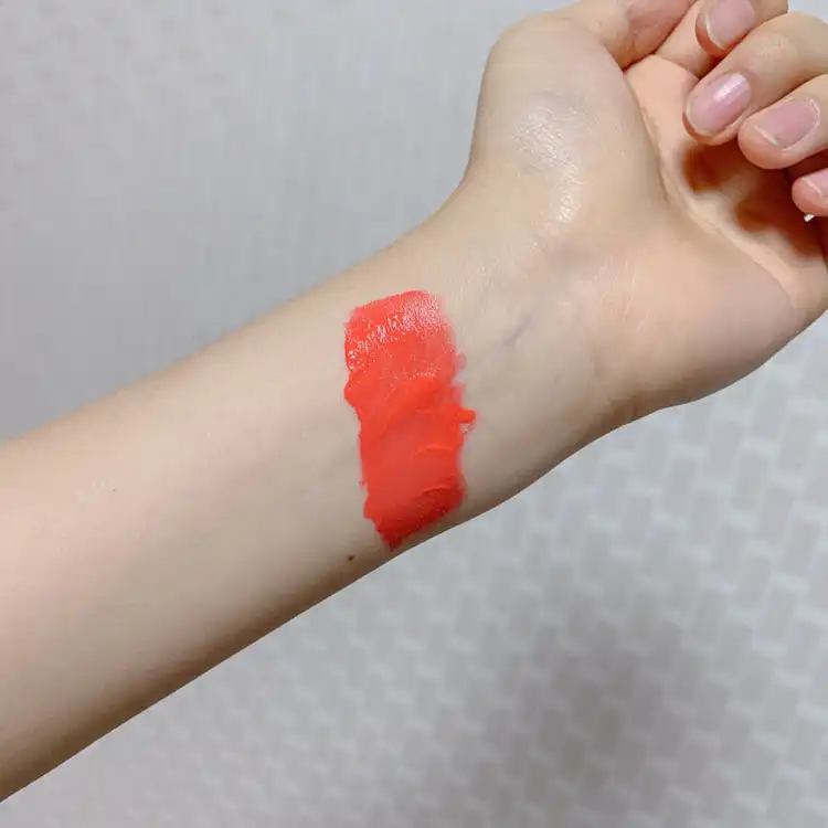 언니의파우치 리뷰 이미지 3 - [앙큼 라이어 코팅 틴트 [01 수줍은복숭아인척]]