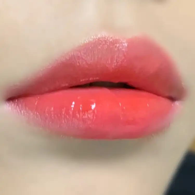 언니의파우치 리뷰 이미지 6 - [앙큼 라이어 코팅 틴트 [01 수줍은복숭아인척]]