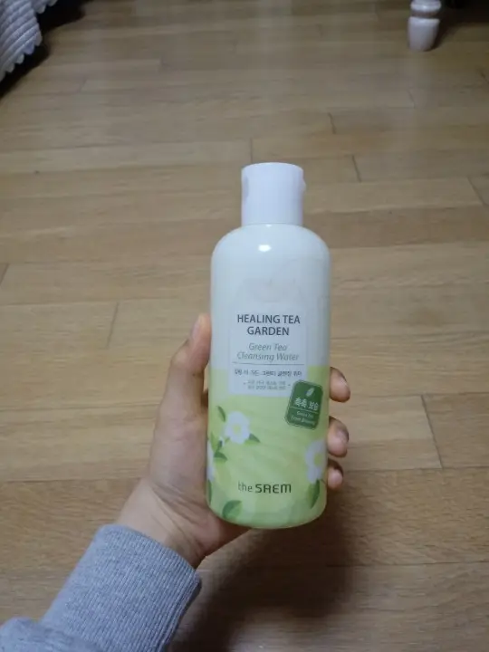 선택된 언니의파우치 리뷰 이미지 - [힐링 티 가든 그린티 클렌징 워터]