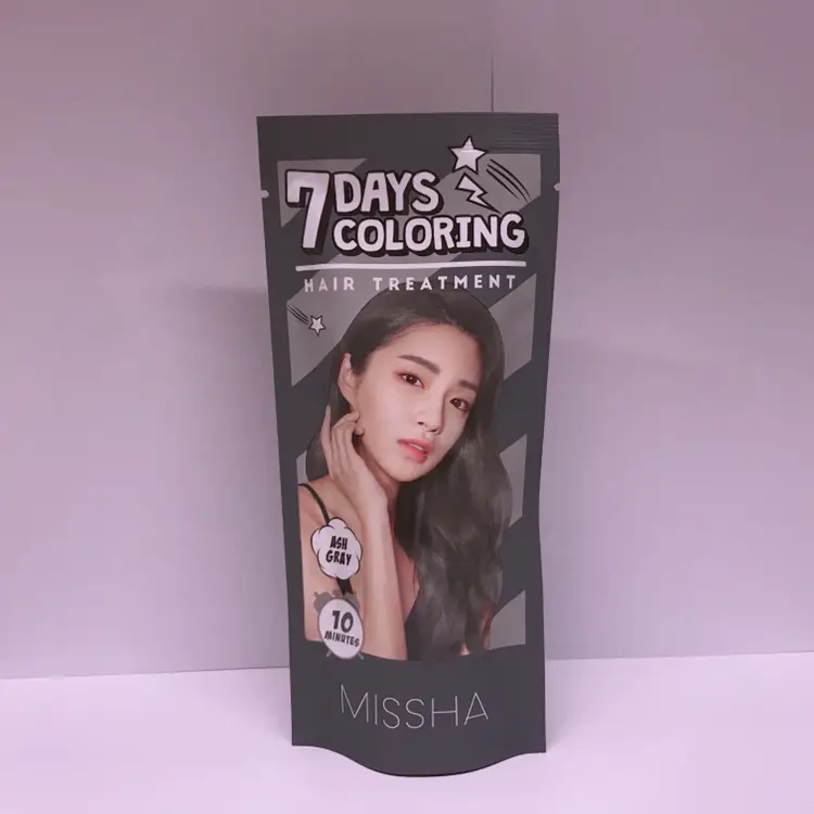 선택된 언니의파우치 리뷰 이미지 - [세븐데이즈 컬러링 헤어 트리트먼트 [애쉬 그레이]]