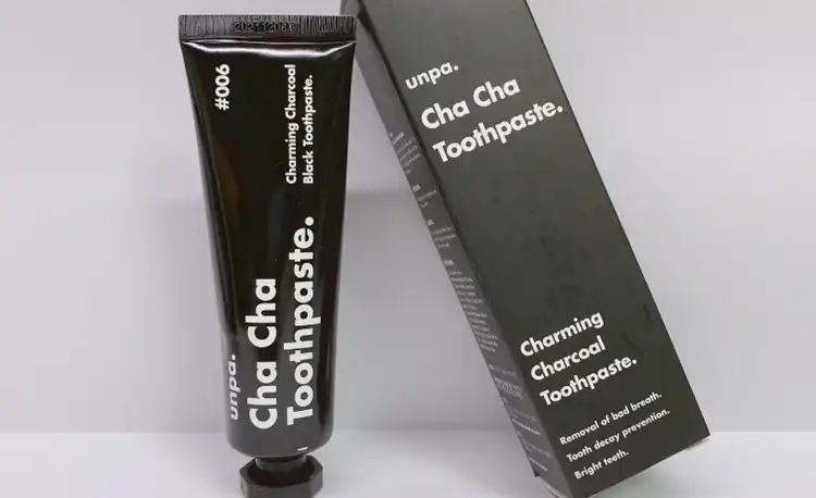 언파 차차 치약 블랙 