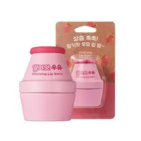 언니의파우치 리뷰 이미지 - [딸기맛 우유 바이탈라이징 립밤]