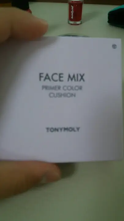 선택된 언니의파우치 리뷰 이미지 - [페이스믹스 프라이머 컬러쿠션 [01 라벤더]]