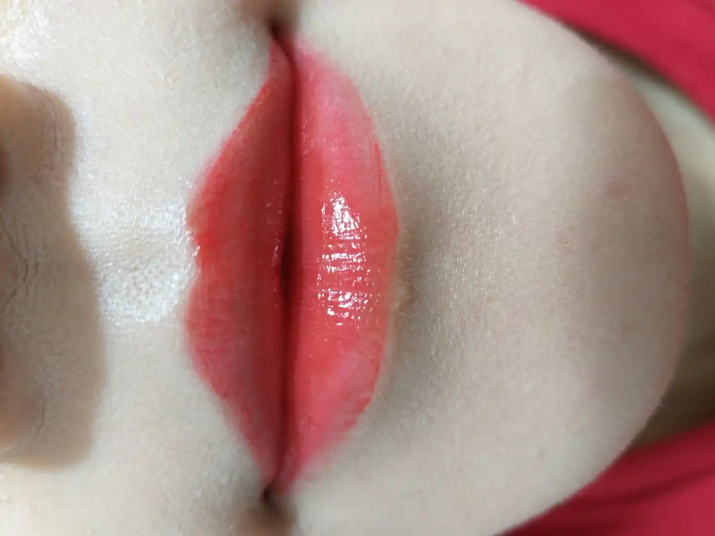 언니의파우치 리뷰 이미지 14 - [글램 컬러핏 립틴트 [04 쥬시코랄]]