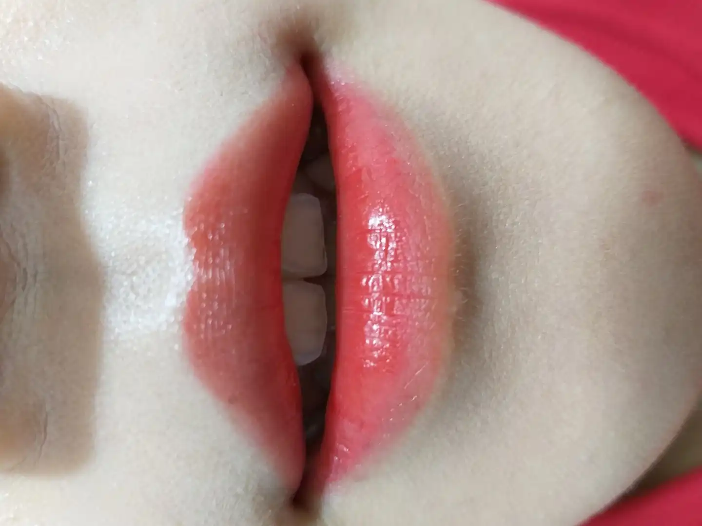 언니의파우치 리뷰 이미지 15 - [글램 컬러핏 립틴트 [04 쥬시코랄]]