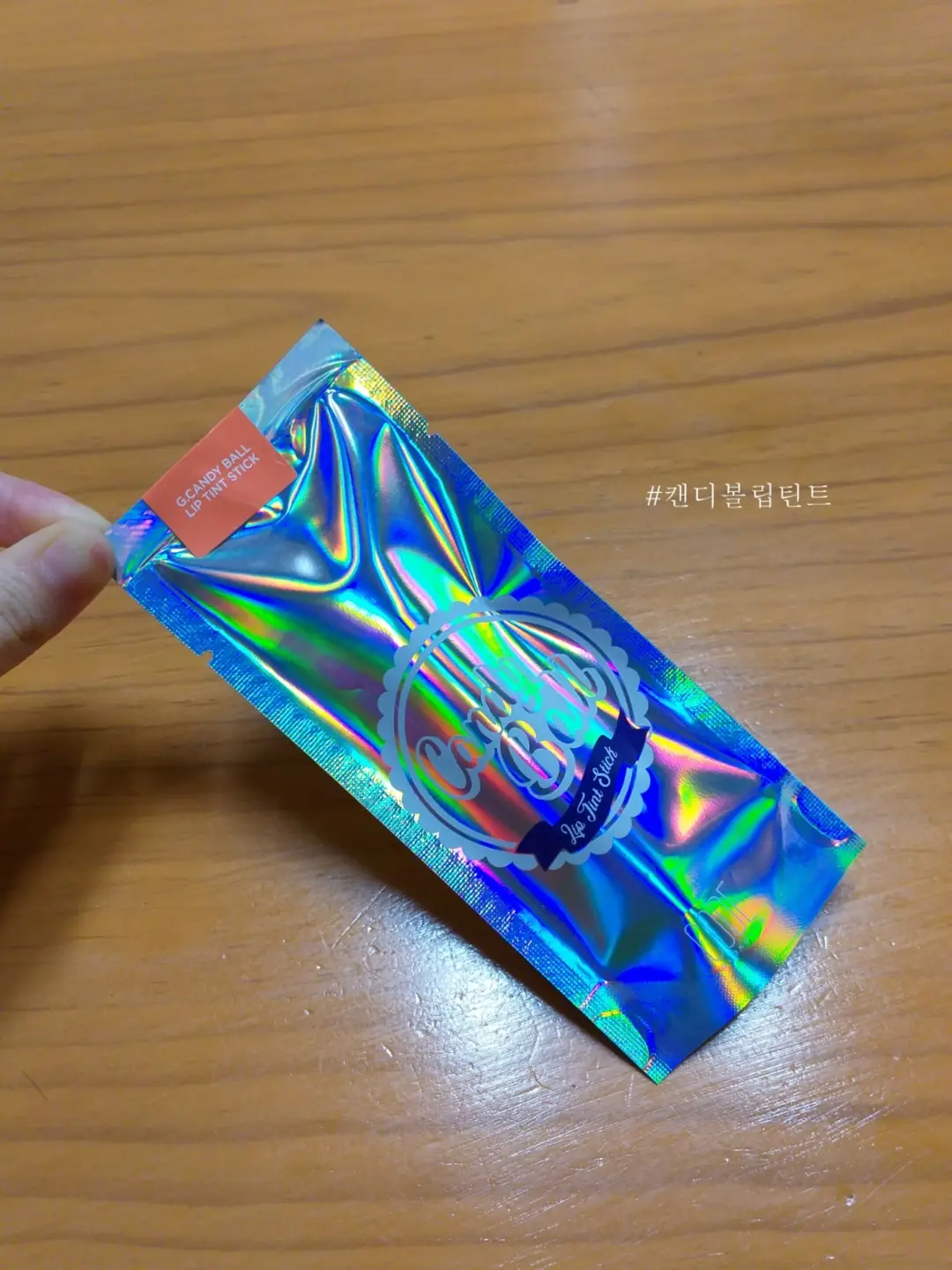 선택된 언니의파우치 리뷰 이미지 - [캔디볼 립 틴트스틱 [코랄자몽캔디]]