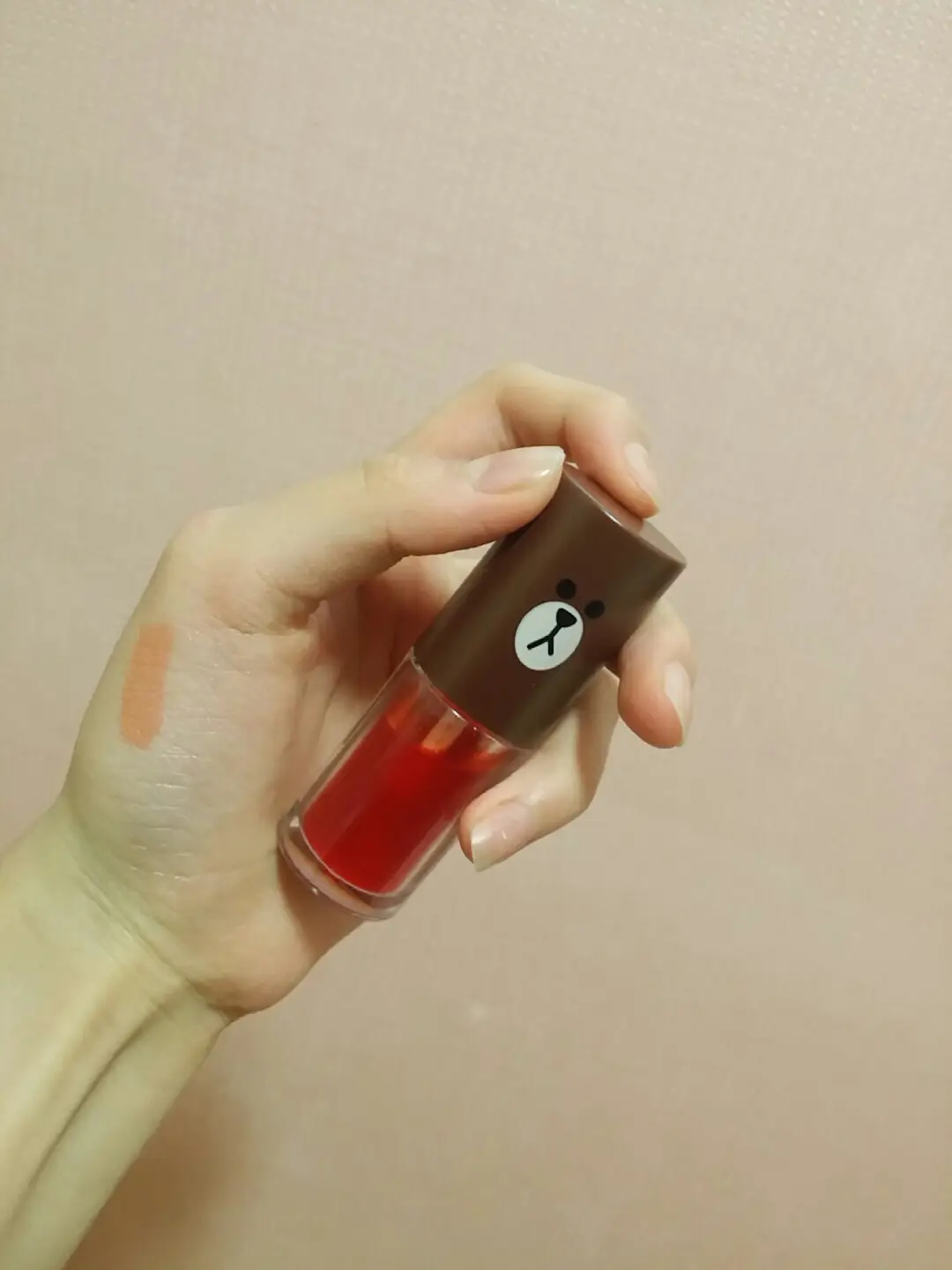 선택된 언니의파우치 리뷰 이미지 - [라인프렌즈 에디션 워터-풀 틴트 (오렌지주스)]