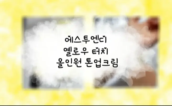 선택된 언니의파우치 리뷰 이미지 - [옐로우터치 올인원 톤업크림]