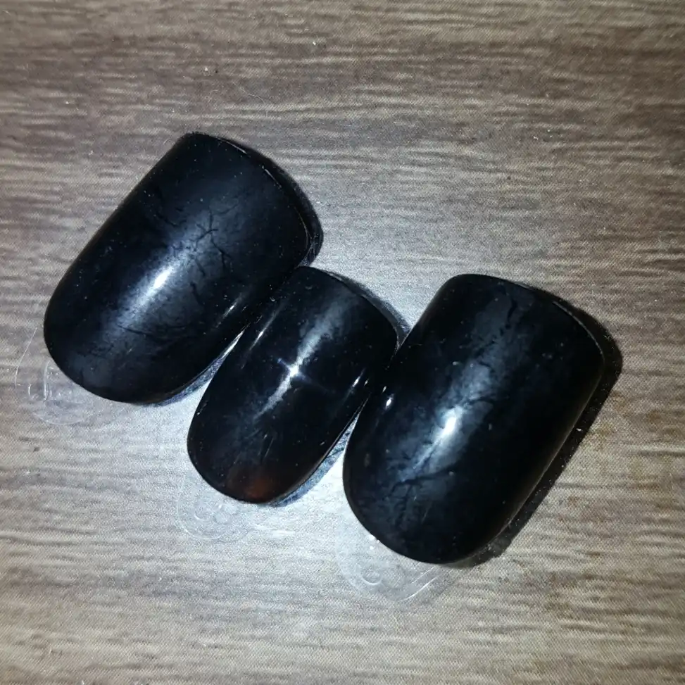 솔리드 네일 팁 [블랙]