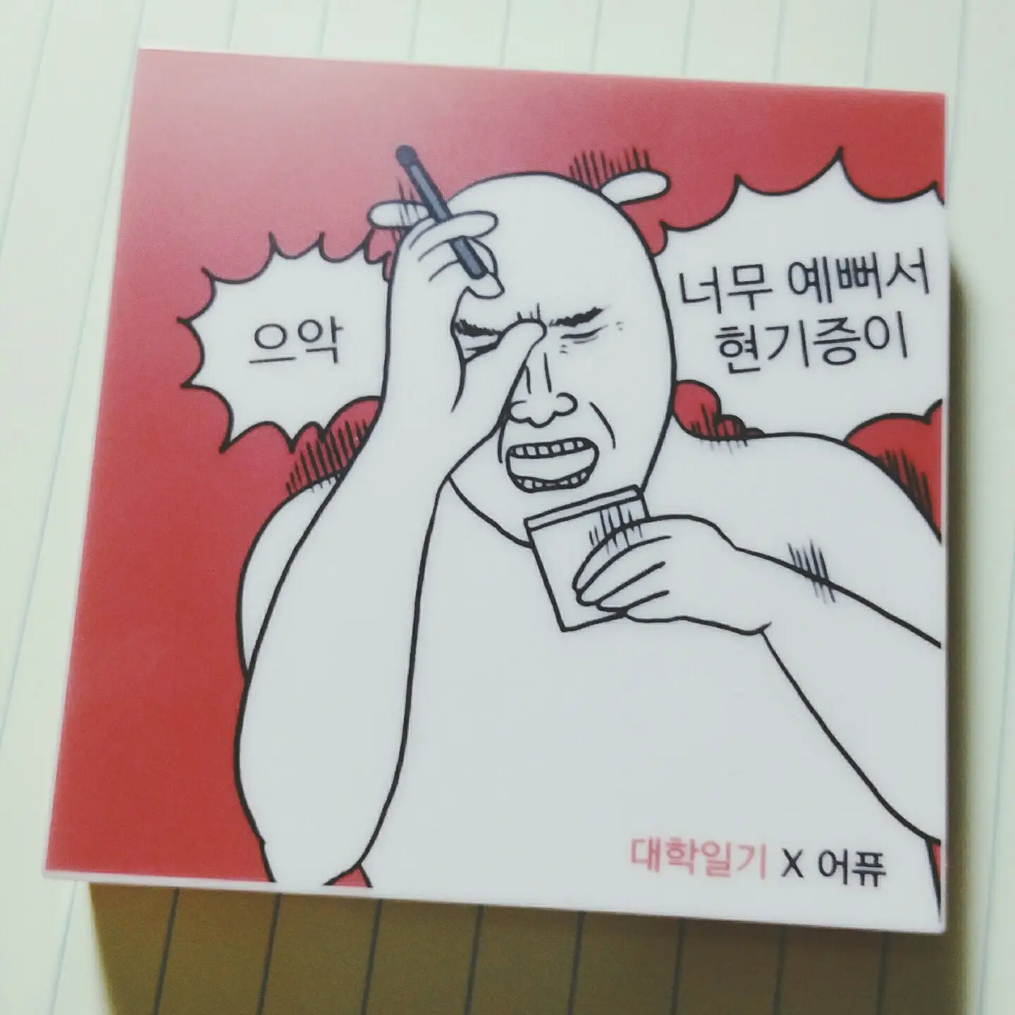 선택된 언니의파우치 리뷰 이미지 - [포 유어 섀도우 [대학일기 에디션] [3호 예뻐서 현기증이]]