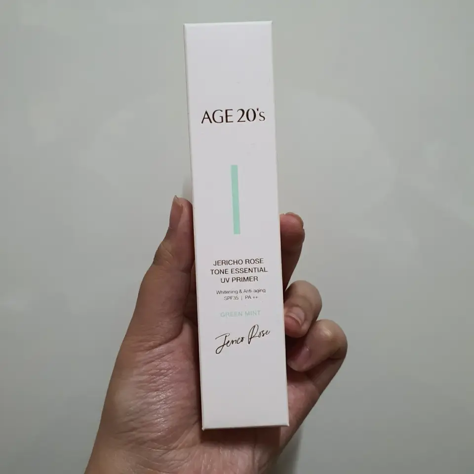 선택된 언니의파우치 리뷰 이미지 - [예리코 로즈 톤 에센셜 UV 프라이머 [2호 그린민트]]
