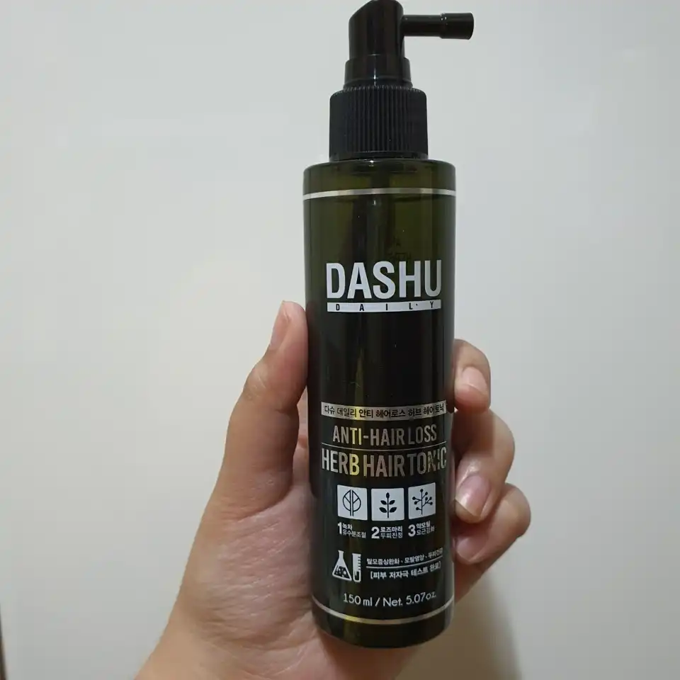 선택된 언니의파우치 리뷰 이미지 - [데일리 안티 헤어로스 허브 헤어토닉]