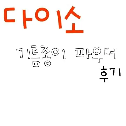 선택된 언니의파우치 리뷰 이미지 - [윙크걸 기름종이 파우더]