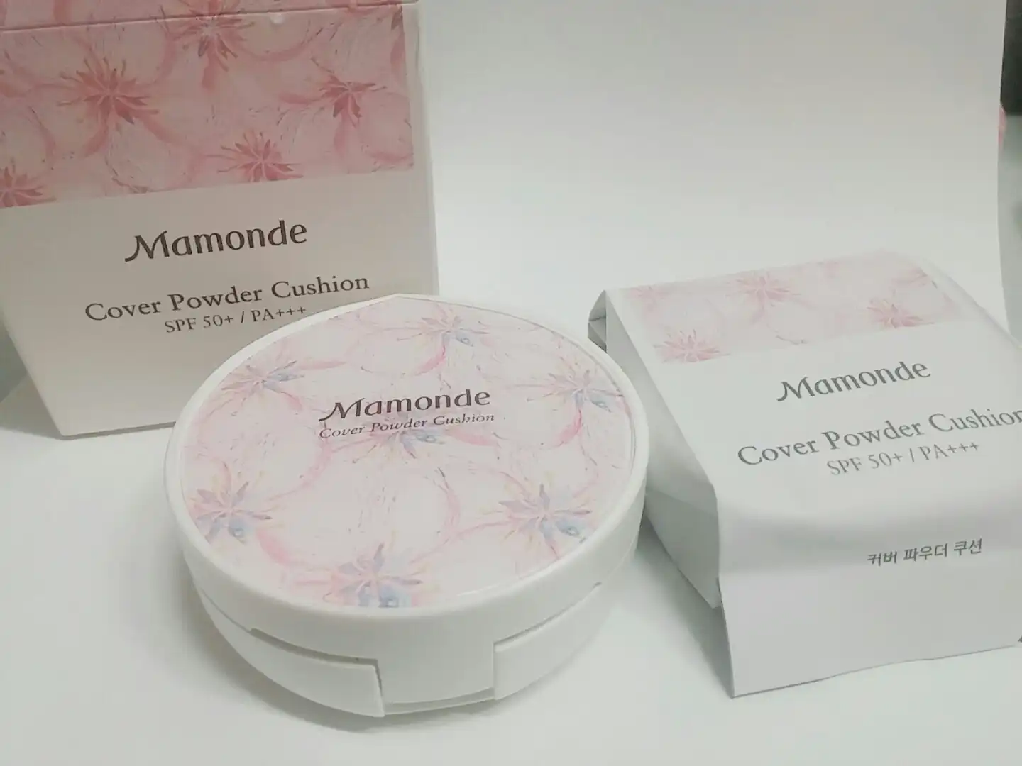 커버 파우더 쿠션 (21호 피치 베이지)