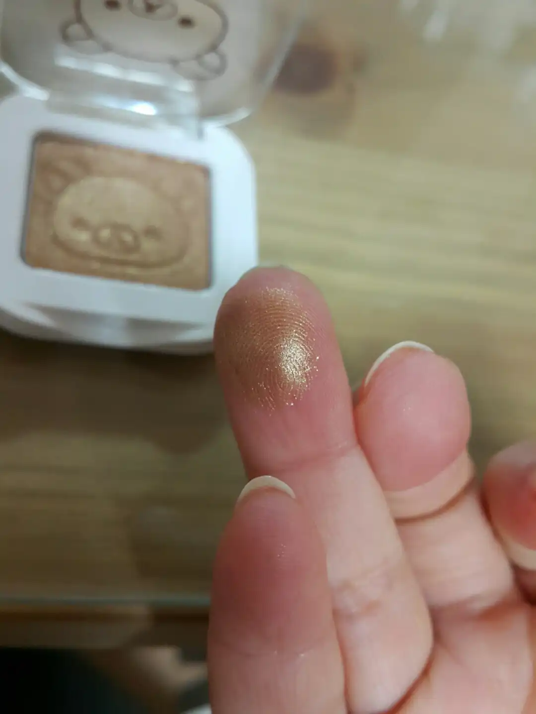 언니의파우치 리뷰 이미지 4 - [미네랄 모노 섀도우 글리터 [GGL02 달다달고나]]