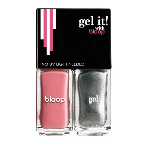 Just 20 Quick Dry Gel DUO [A111 030 RosePetals GlamSilver]