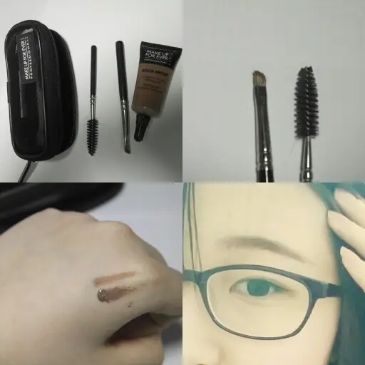 선택된 언니의파우치 리뷰 이미지 - [아쿠아 브로우 키트 [40 브라운 블랙]]