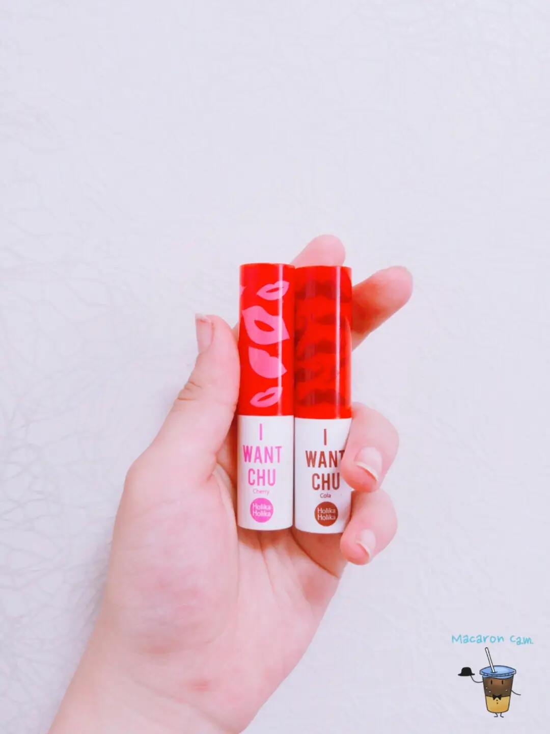 선택된 언니의파우치 리뷰 이미지 - [아이 원 츄♥ 립밤 4호 체리콕키스]