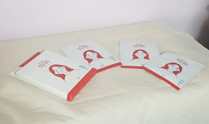 선택된 언니의파우치 리뷰 이미지 - [S.O.S 레드 칙 케어팩]
