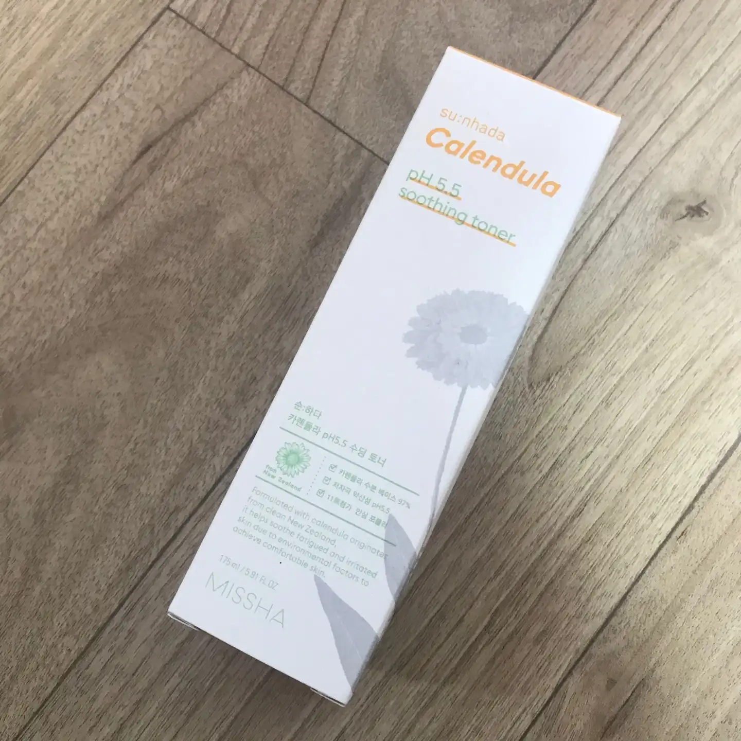 순하다 카렌듈라 pH5.5 수딩 토너