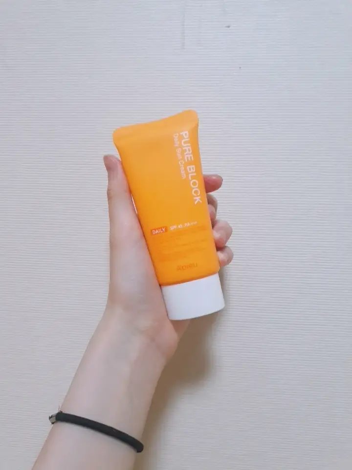 선택된 언니의파우치 리뷰 이미지 - [퓨어 블록 내추럴 데일리 선크림]