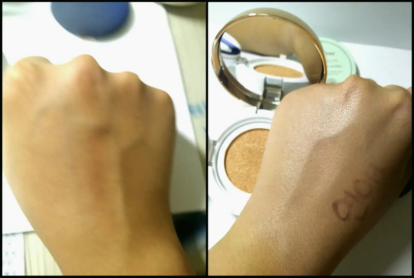 언니의파우치 리뷰 이미지 6 - [[M] 매직 쿠션 모이스처 SPF50+ PA+++ [23호]]