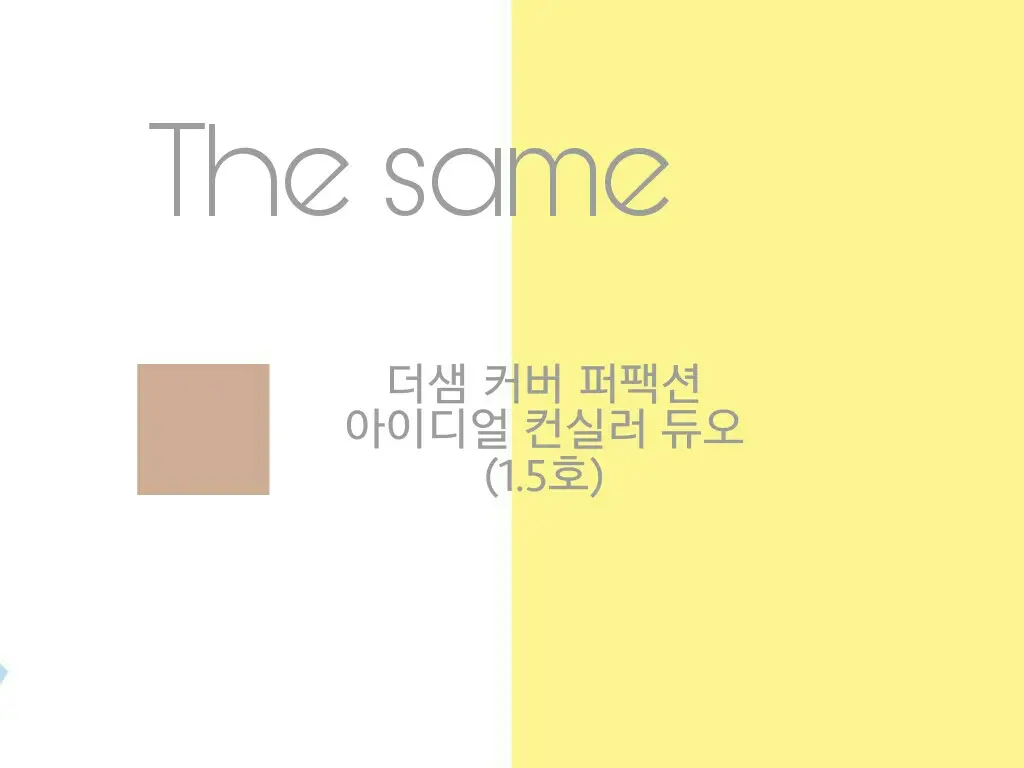 선택된 언니의파우치 리뷰 이미지 - [커버 퍼펙션 아이디얼 컨실러 듀오 02.리치베이지]